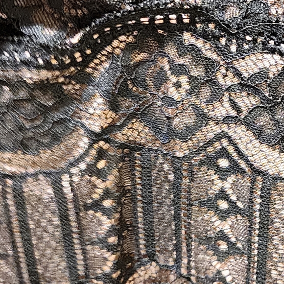 Adrenaline Vittadini Women's Black Lace Lengerie Bodysuit size L - Picture 6 of 11